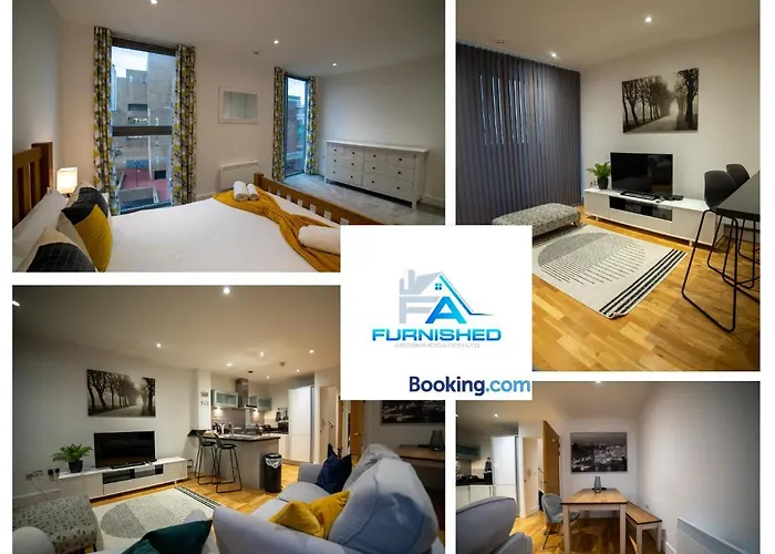 Long Stay Business Apartment By Furnished Accommodation Liverpool - Free Parking - Wifi