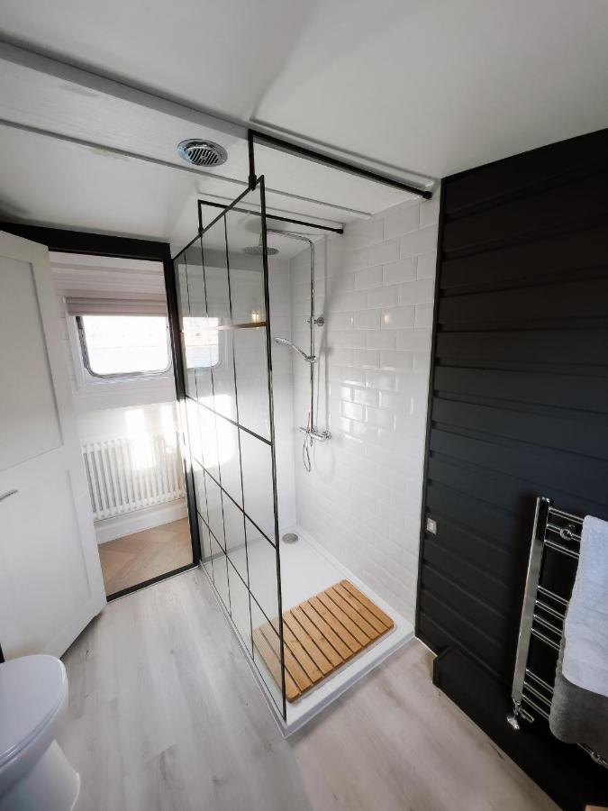 Luxury Wide Beam Canal Boat In The Docks *