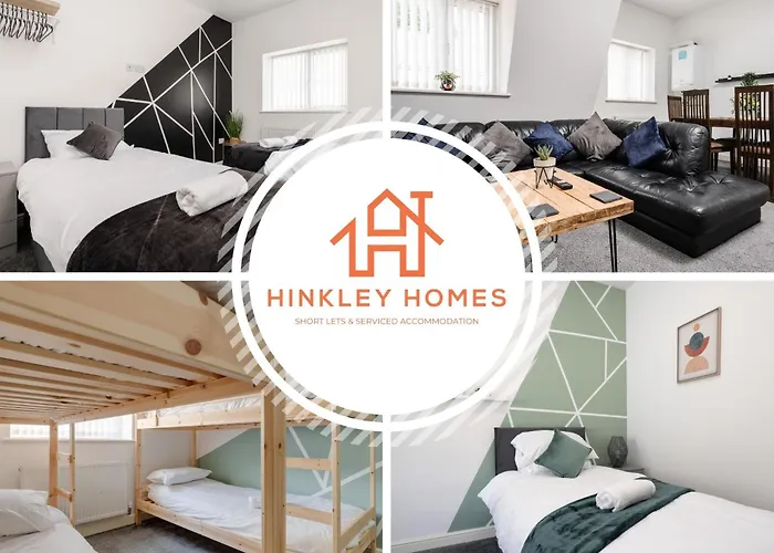 Huge Apartment - 8 Beds - Free Parking - Long Stays!