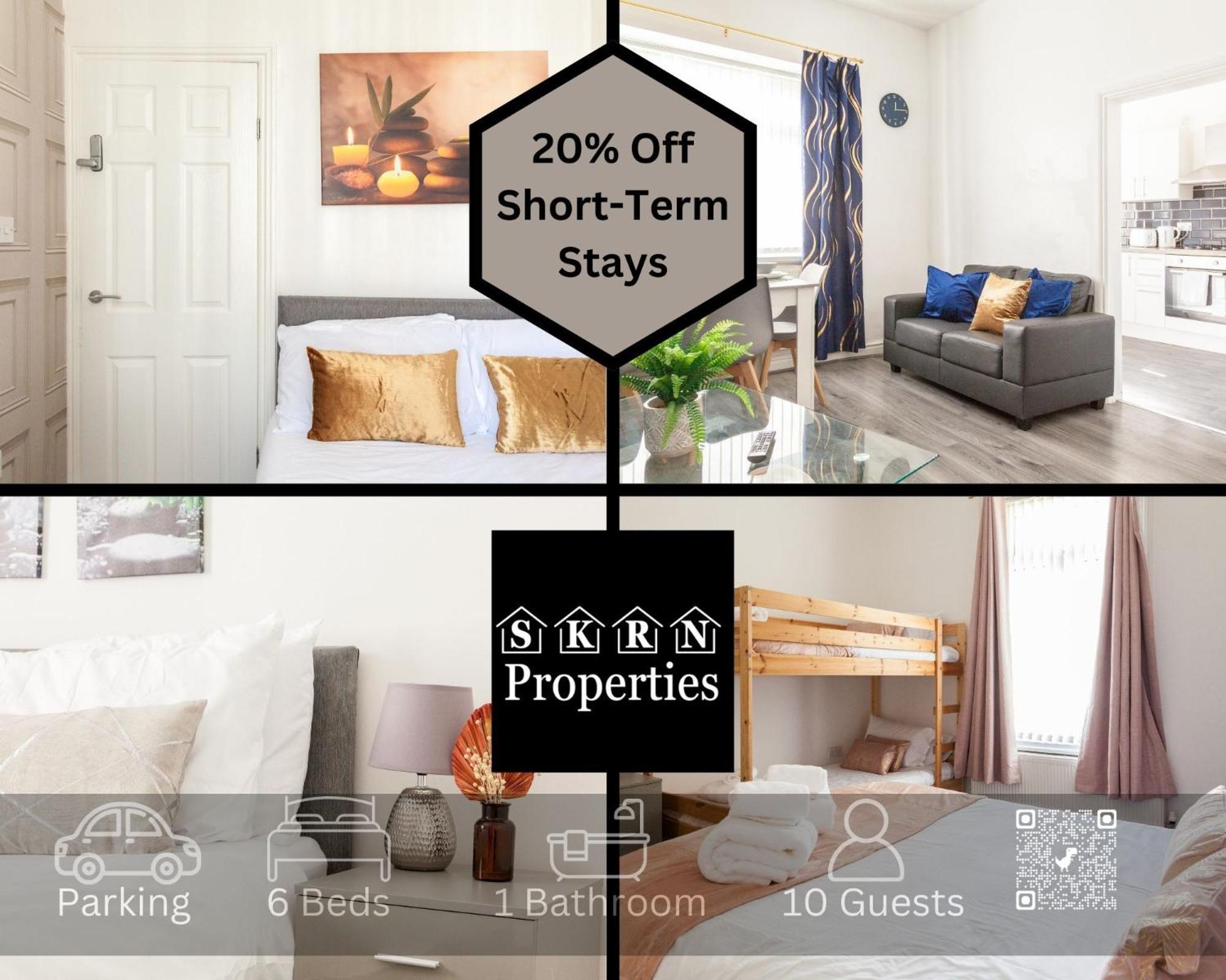 Anfield - Perfect For Large Groups, 8min Walk To Stadium, Comfy House With Parking *