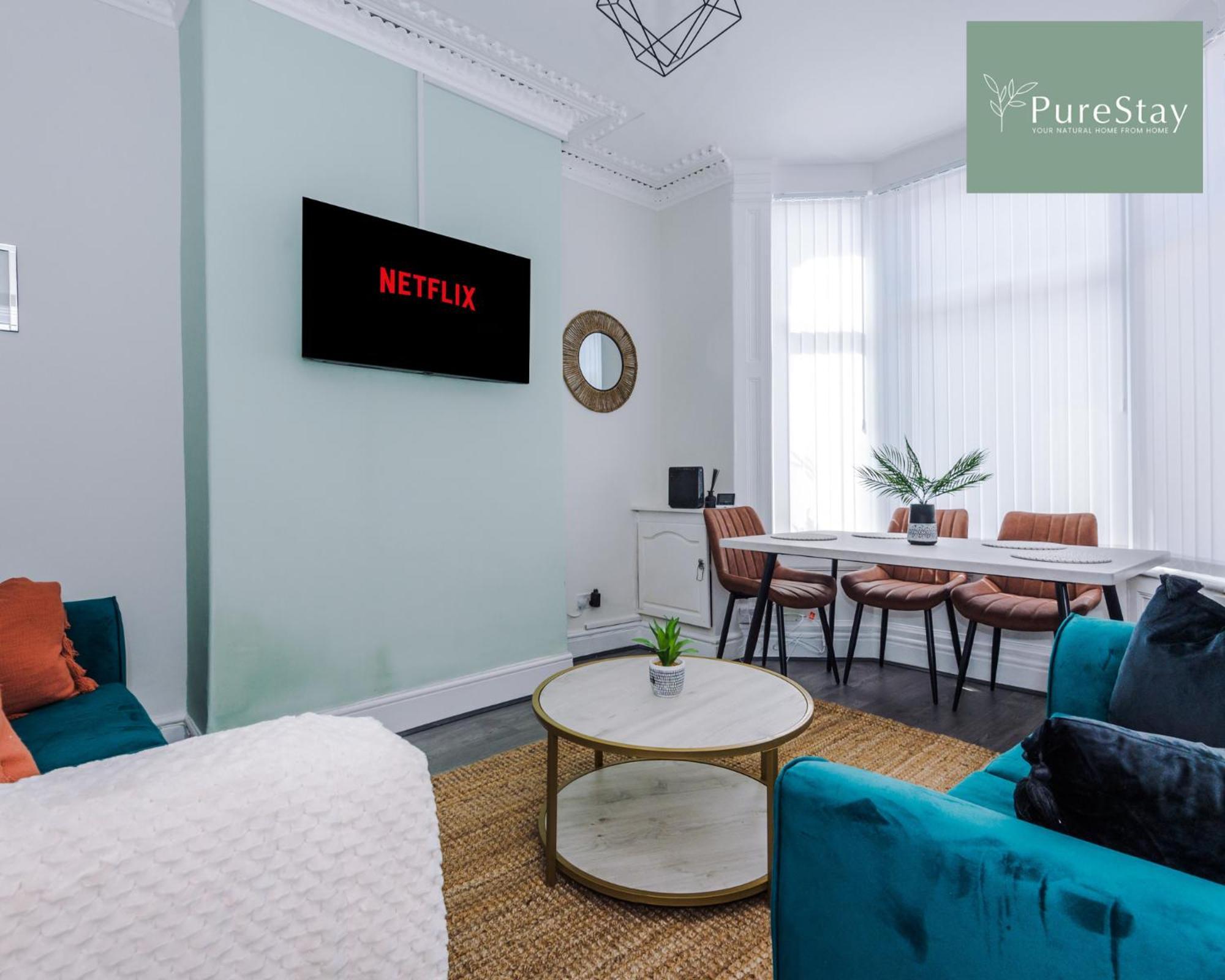 Purestay Family Home: Four-bedroom Haven In Liverpool